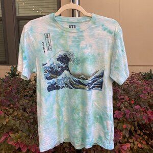 Ice-Dyed The Great Wave Adult S Tshirt